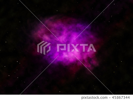 Small part of an infinite star field. 3D rendering 45867344