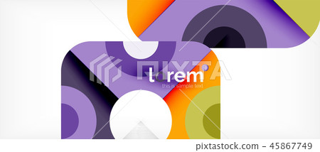 Abstract round elements composition background, organic design Abstract round elements composition background, organic design 45867749