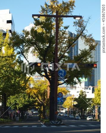 名古屋車站廣場Sakuradori Sakurabashi西十字路口 45867803
