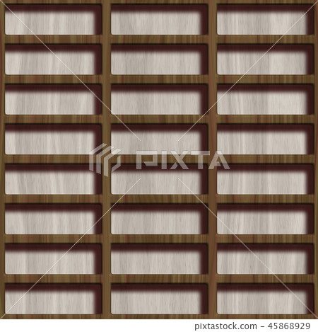 Wooden lattice on wood background.  45868929