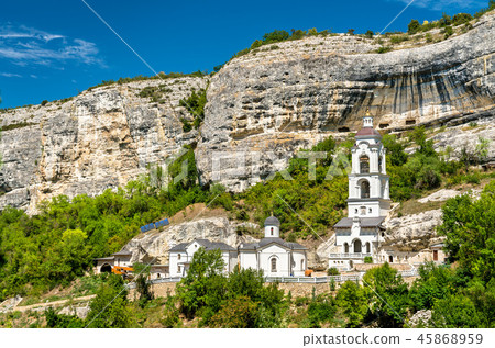 The Assumption Monastery of the Caves in Bakhchisarai, Crimea The Assumption Monastery of the Caves in Bakhchisarai, Crimea 45868959