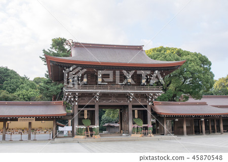 Tokyo Metropolitan Meiji Jingu Minamijinmon Tokyo Metropolitan Meiji Jingu Minamijinmon 45870548