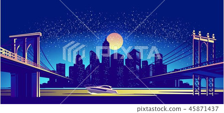 city night landscape 45871437