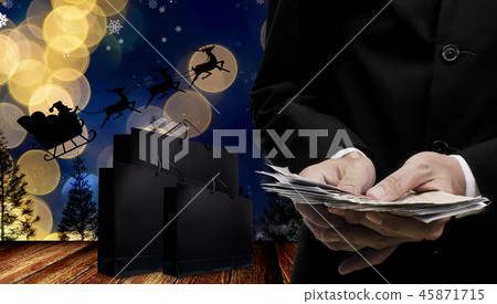 Shopping for Christmas gift 45871715