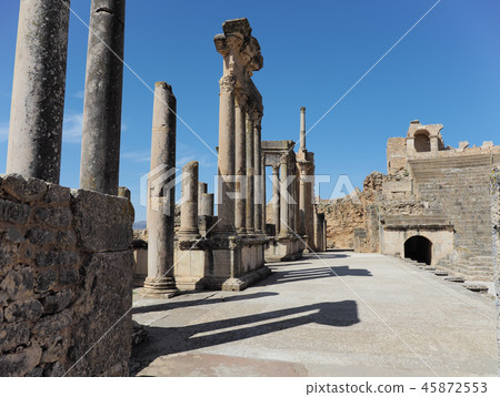 突尼斯·杜加遺址/突尼斯杜加的羅馬廢墟 45872553