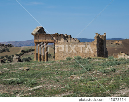 Tunisia · Dugga ruins / Roman Ruins of Dougga, Tunisia 45872554