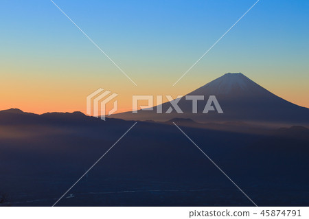 早晨太陽富士山阿瑪瑞 早晨太陽富士山阿瑪瑞 45874791
