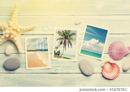 Travel vacation table concept 45876761