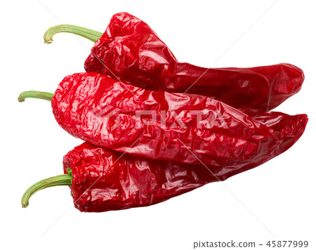 Dried whole Aleppo peppers, top, paths 45877999