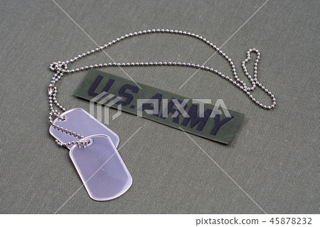 US ARMY Branch Of Service Tape with dog tags US ARMY Branch Of Service Tape with dog tags 45878232