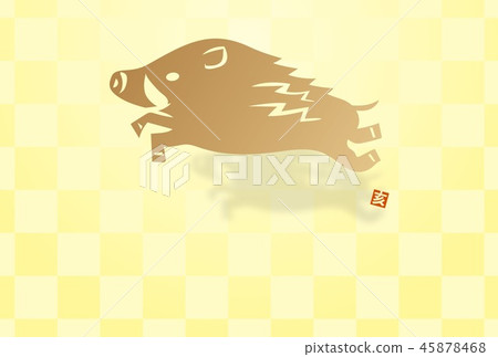 2019 Year-year New Year's card material 2019 Year-year New Year's card material 45878468