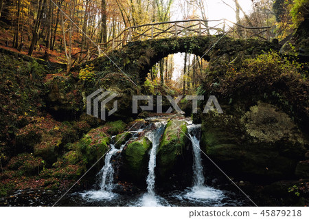 Schiessentumpel Waterfall in Mullerthal region of Luxembourg Schiessentumpel Waterfall in Mullerthal region of Luxembourg 45879218