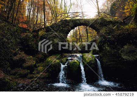 Schiessentumpel Waterfall in Mullerthal region of Luxembourg Schiessentumpel Waterfall in Mullerthal region of Luxembourg 45879219