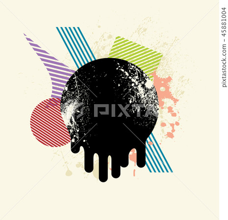 Retro design template banner, flyer or poster Retro design template banner, flyer or poster 45881004