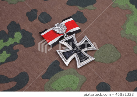 Knight's Cross of the Iron Cross on uniform Knight's Cross of the Iron Cross on uniform 45881328