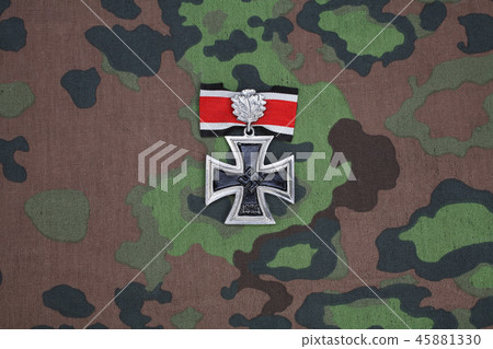 Knight's Cross of the Iron Cross on uniform Knight's Cross of the Iron Cross on uniform 45881330