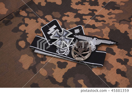 WW2 German Waffen-SS military insignia WW2 German Waffen-SS military insignia 45881359