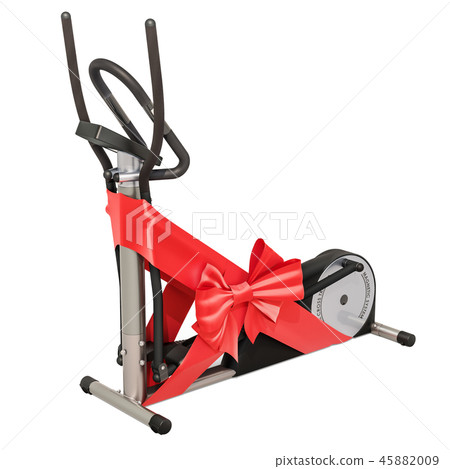 Elliptical trainer with bow and ribbon 45882009