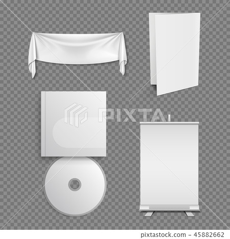 Corporate identity vector template, classic business brand design 45882662