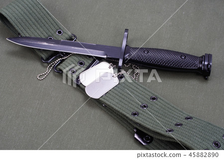 bayonet with US ARMY uniform 45882890