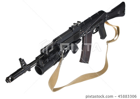 AK 74M assault rifle with grenade launcher AK 74M assault rifle with grenade launcher 45883306