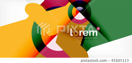 Abstract round elements composition background, organic design Abstract round elements composition background, organic design 45885113