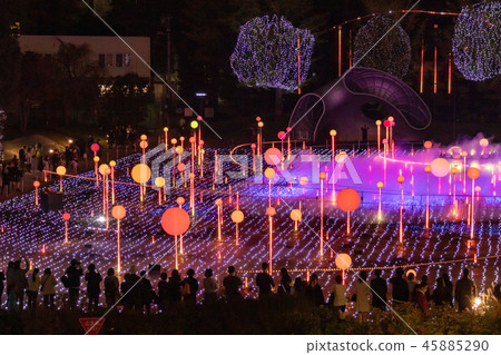 Christmas illumination Tokyo Midtown Starlight Garden 2018 45885290