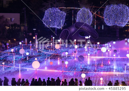 Christmas illumination Tokyo Midtown Starlight Garden 2018 45885295