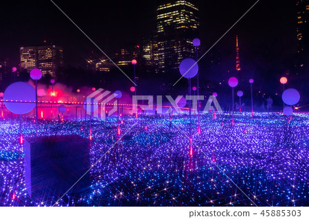 Christmas illumination Tokyo Midtown Starlight Garden 2018 45885303