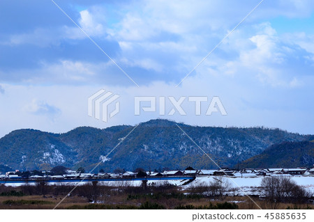 冬天到來,倉吉第一場雪 冬天到來,倉吉第一場雪 45885635