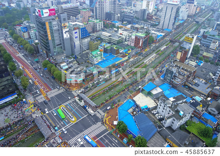 韓國首爾, 鐘路區, 清溪川 韓國首爾, 鐘路區, 清溪川 45885637