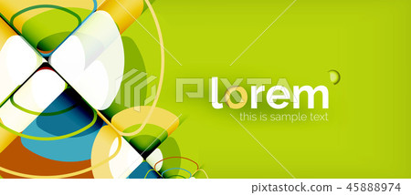 Circle abstract background 45888974