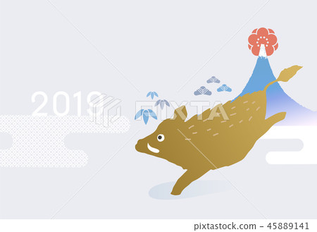 Mt. Fuji and Shishi _ 2019 45889141