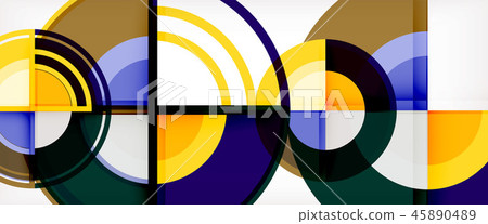 Modern geometric abstract background 45890489