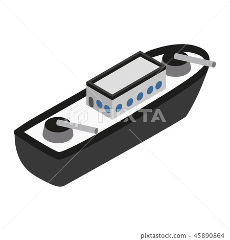 Warship isometric 3d icon Warship isometric 3d icon 45890864