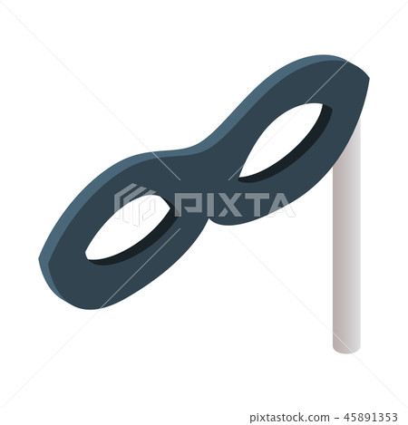 Incognito mask isometric 3d icon Incognito mask isometric 3d icon 45891353