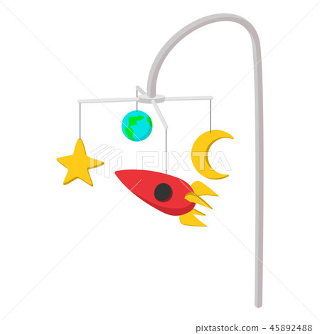Bed carousel cartoon icon Bed carousel cartoon icon 45892488