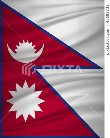 Nepal flag vector Nepal flag vector 45892732