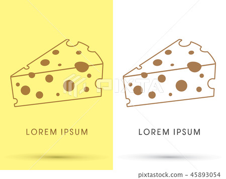 Cheese logo graphic vector Cheese logo graphic vector 45893054