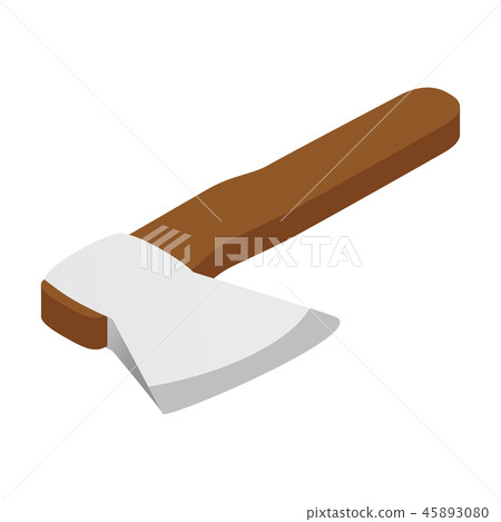 Axe isometric 3d icon 45893080