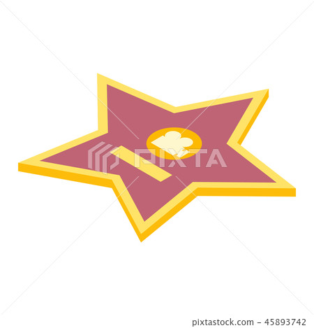 Movie star isometric 3d icon Movie star isometric 3d icon 45893742