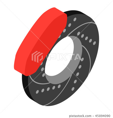 Car wheel, repair isometric 3d icon Car wheel, repair isometric 3d icon 45894090
