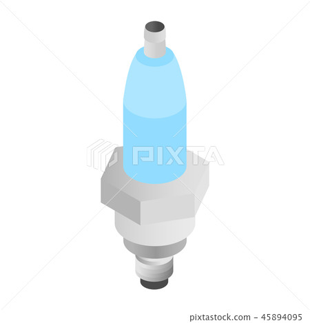 Car spark plug icon 45894095