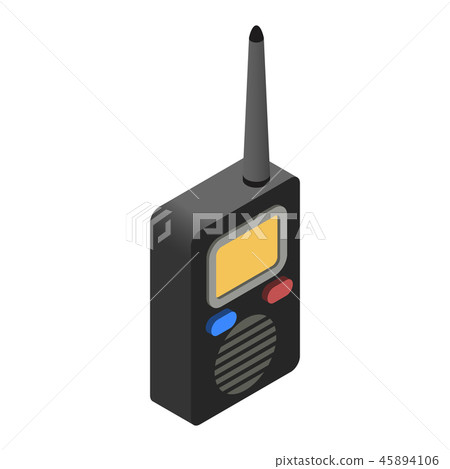 Radio isometric 3d icon Radio isometric 3d icon 45894106