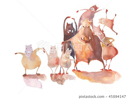 Material for new year's cards 45894147