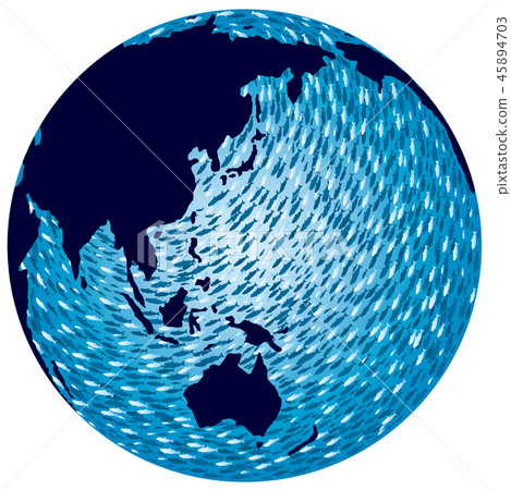 地球，海洋和魚類 45894703