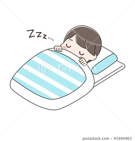 睡前的男孩 45894963