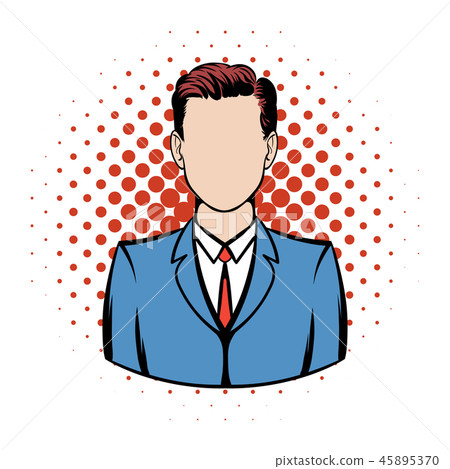 Businessman comics icon Businessman comics icon 45895370