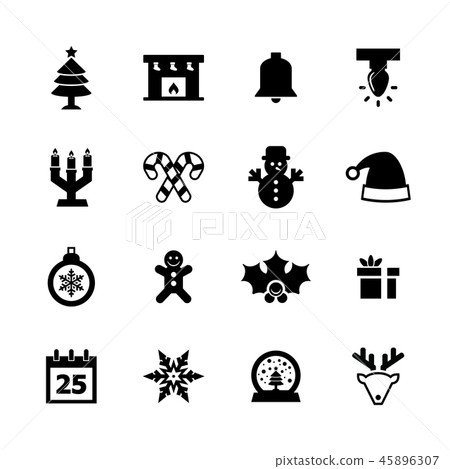 Christmas icon Christmas icon 45896307