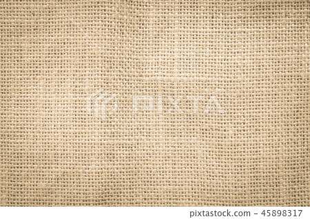 Jute hessian sackcloth woven burlap texture brown 45898317